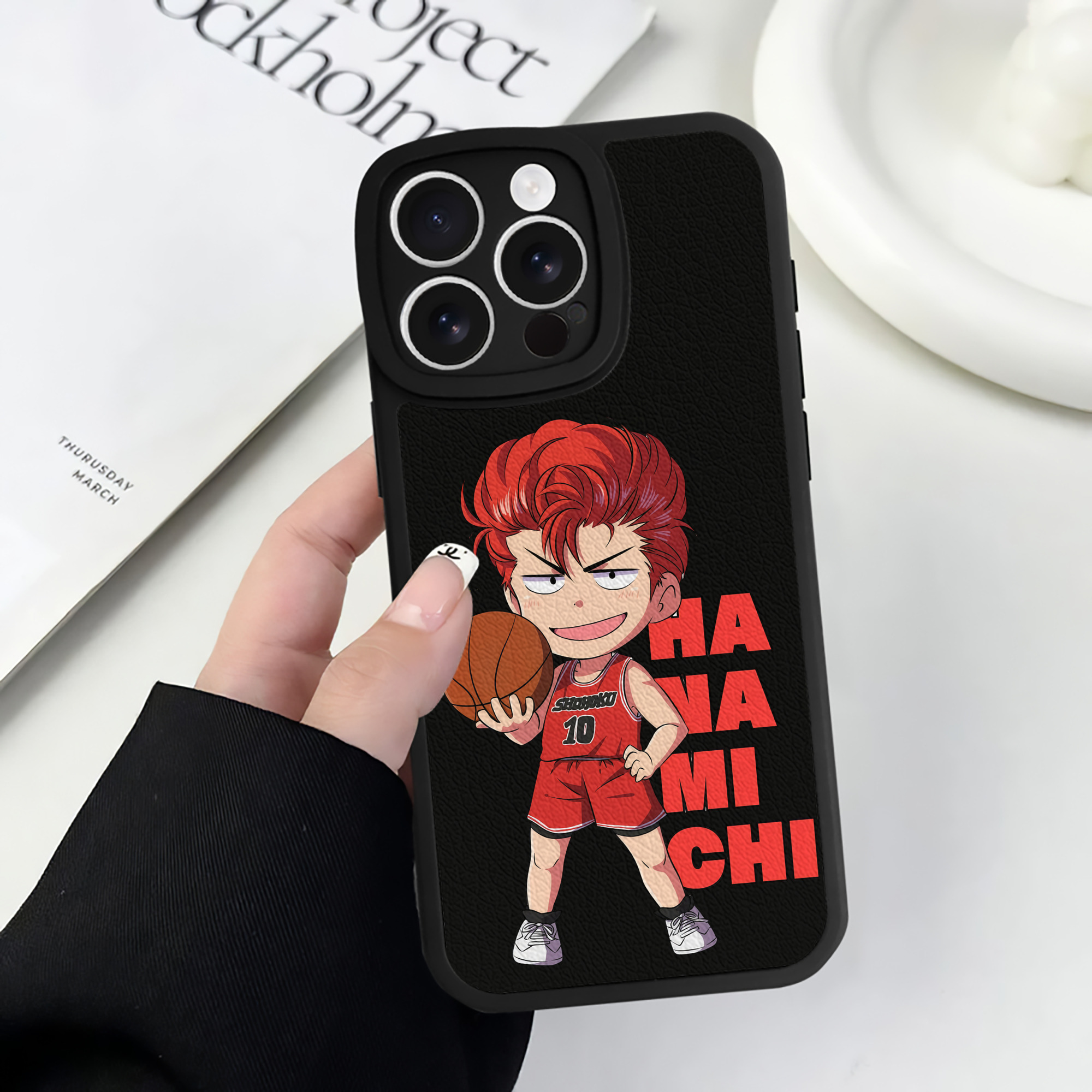 （画像用） SLAM DUNK／スラムダンク 【iPhone 16シリーズ対応】シリコンスマホケース（レザー調） 材質：シリコン